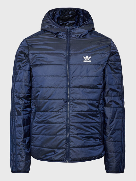 adidas adidas Geacă Padded Hooded Puffer Jacket HL9210 Albastru Regular Fit