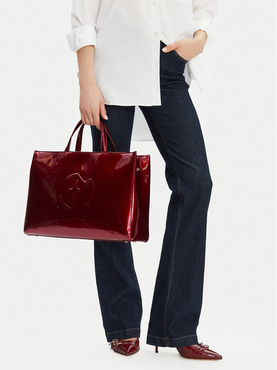 Eva Minge Eva Minge Handtasche R-01 Dunkelrot