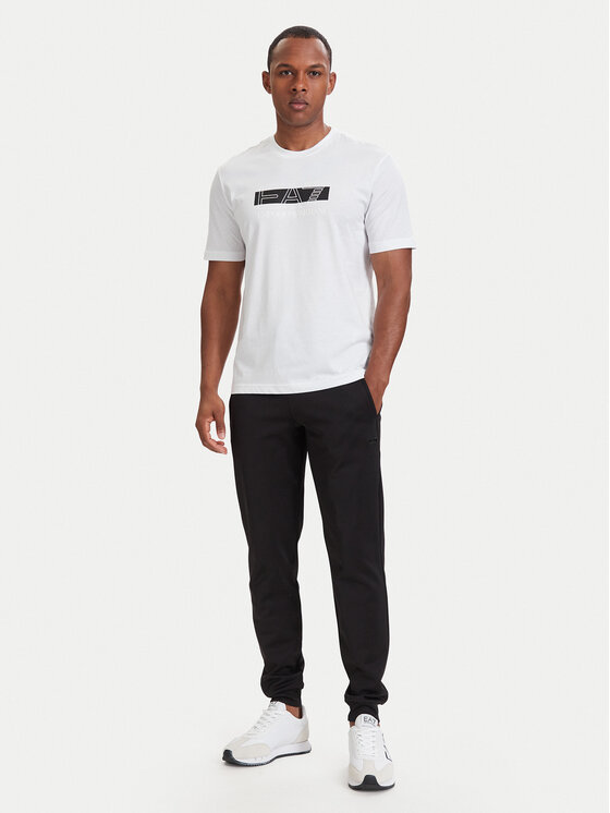 EA7 Emporio Armani EA7 Emporio Armani Póló 7M002415 AF10375 M0003 Fehér Regular Fit