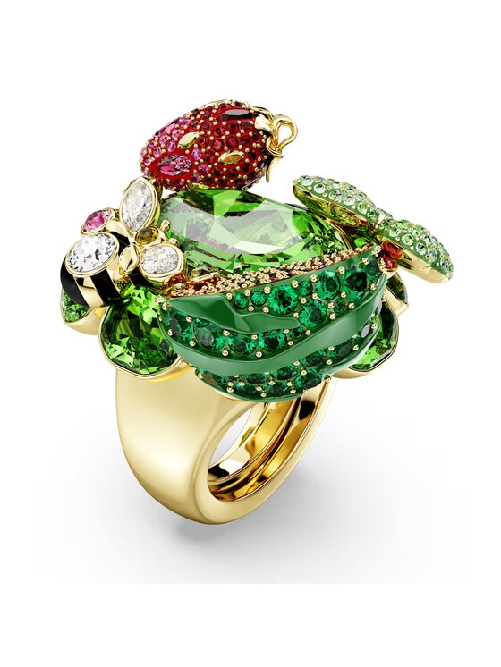 Swarovski Swarovski Pierścionek Idyllia truskawka 5751739 Czerwony