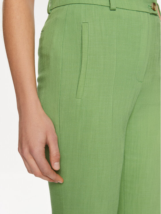 BOSS Boss Spodnie materiałowe Terela 50511972 Zielony Slim Fit