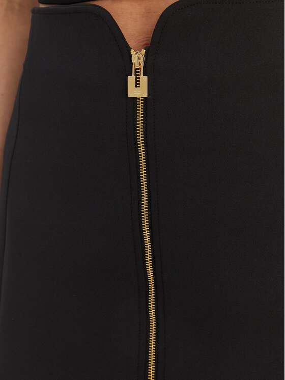 Elisabetta Franchi Elisabetta Franchi Spódnica midi GO-150-61E2 Czarny Regular Fit