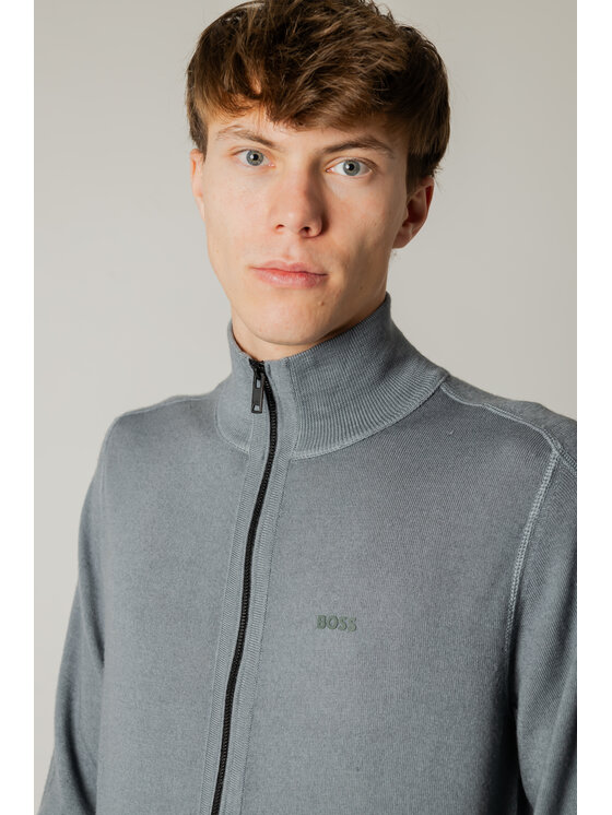 BOSS Boss Maglione Apavolo Grigio Regular Fit