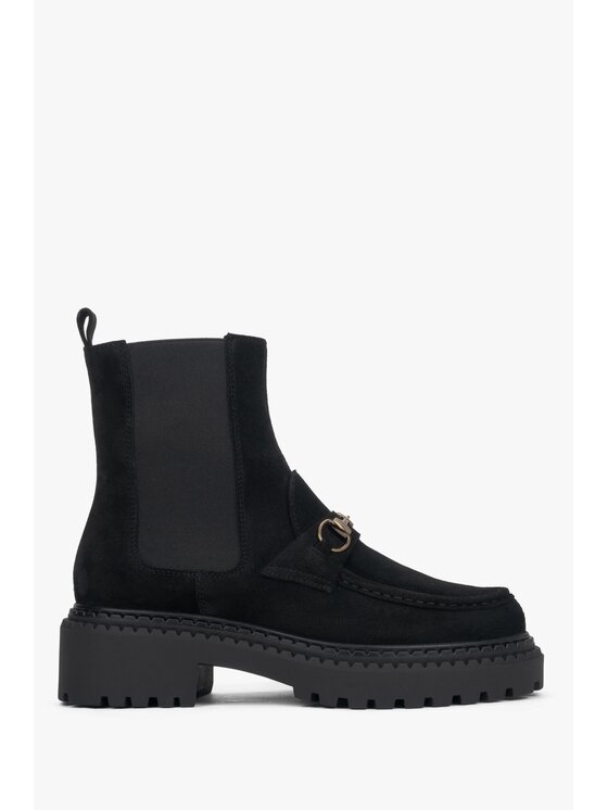 Estro Estro Členková obuv s elastickým prvkom ER00118381 Čierna