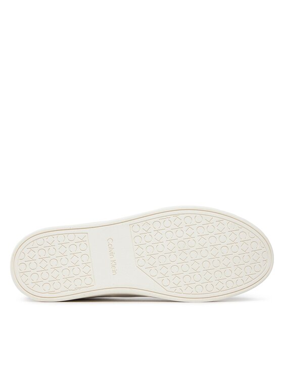 Calvin Klein Calvin Klein Sneakersy Clean Cupsole Lace Up HW0HW01863 Biela