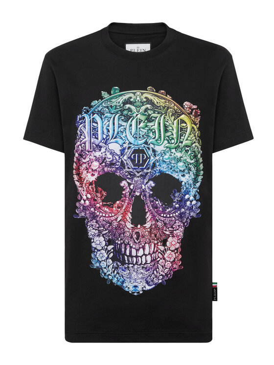 PHILIPP PLEIN PHILIPP PLEIN Tričko 4335 Čierna Regular Fit