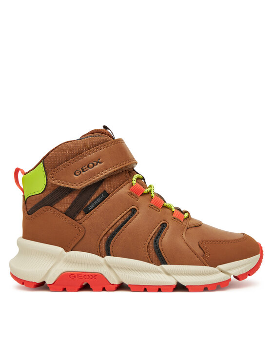 Geox Geox Schnürschuhe J Flexyper Plus J56LCC 0FUME C0616 S Braun