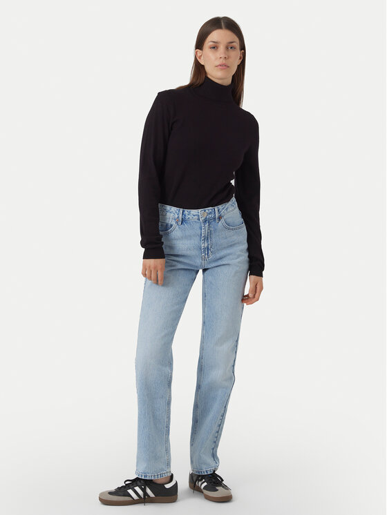 Vero Moda Vero Moda Rolák Happiness 10300472 Čierna Slim Fit