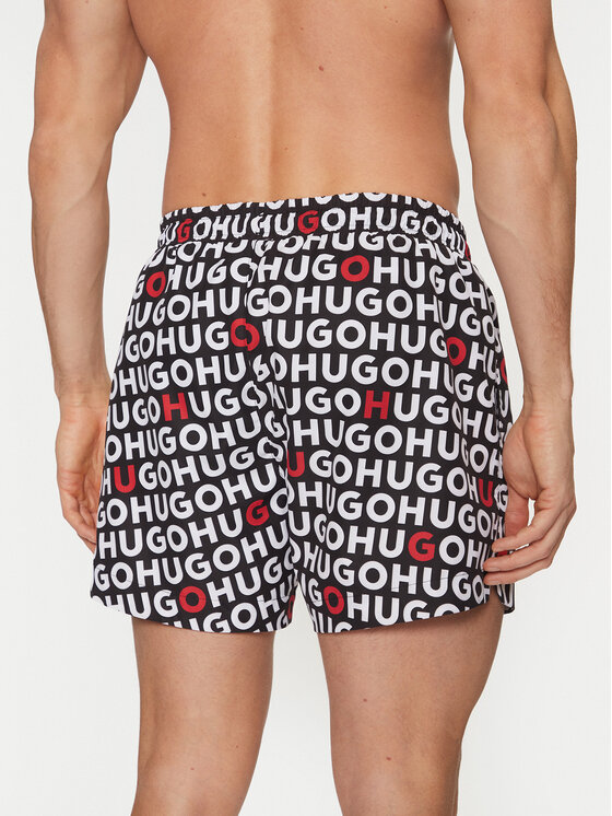 HUGO HUGO Плувни шорти Tortuga 50535412 Черен Regular Fit