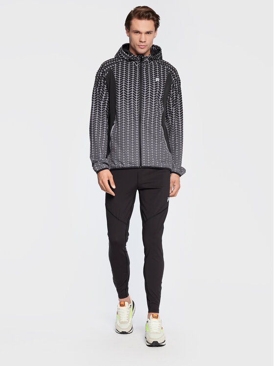 Giacca da corsa Raga FAM0122 Grigio Regular Fit