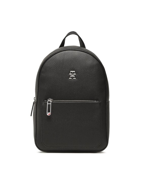 Tommy Hilfiger Tommy Hilfiger Seljakott Th Emblem Backpack AW0AW14506 Must