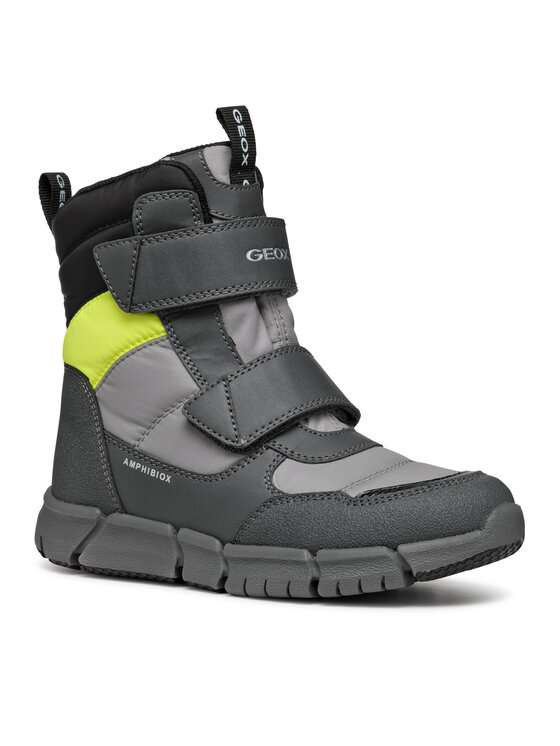 Geox Geox Sněhule J Flexyper Boy B Abx J169XC 0FU50 C9191 M Šedá