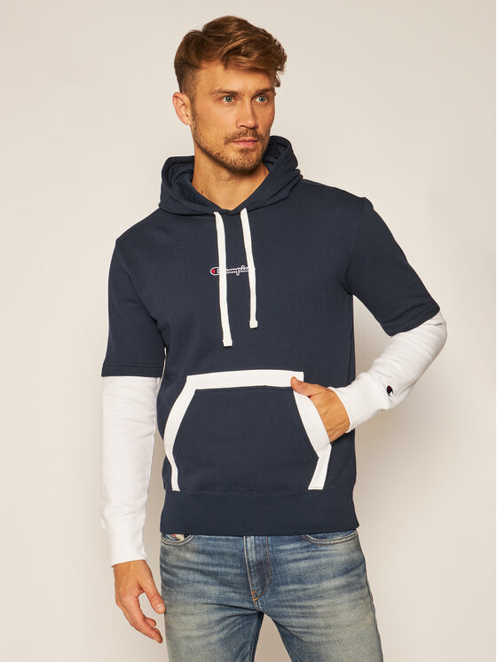 Champion Champion Μπλούζα Sweats 215283 Σκούρο μπλε Regular Fit