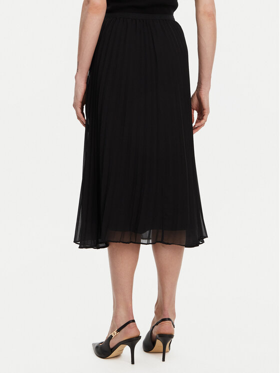 French Connection French Connection Faltenrock 73DZ6 Schwarz Regular Fit