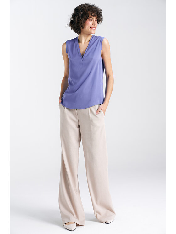 NIFE NIFE Halenka B161 Fialová Regular Fit