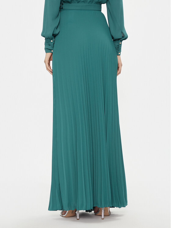 Elisabetta Franchi Elisabetta Franchi Plisirano krilo GO-050-37E2-V400 Modra Regular Fit