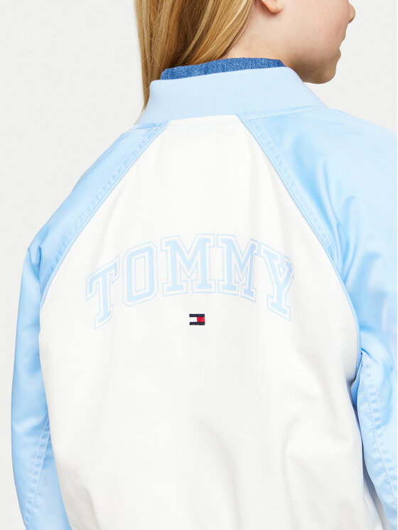 Tommy Hilfiger Tommy Hilfiger Μπόμπερ μπουφάν Varsity KG0KG08054 Μπλε Regular Fit