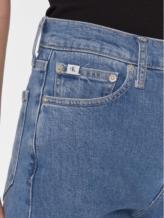 Calvin Klein Jeans Calvin Klein Jeans Blugi Authentic Slim Straight J20J222749 Albastru Straight Leg