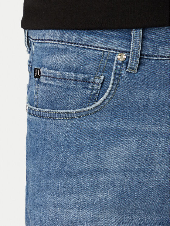 KARL LAGERFELD KARL LAGERFELD Jeans kratke hlače 265590 562843 Modra Regular Fit