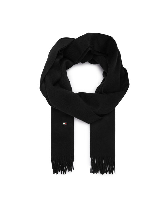 Tommy Hilfiger Tommy Hilfiger Зимен шал Th Flag AM0AM14576 Черен