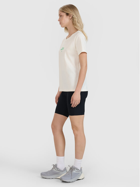 4F 4F T-Shirt MIDSHOP TEXTILE Biały Regular Fit