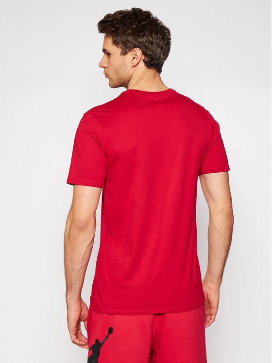 Nike Nike T-Shirt Jordan Jumpman AH5296 Czerwony Standard Fit