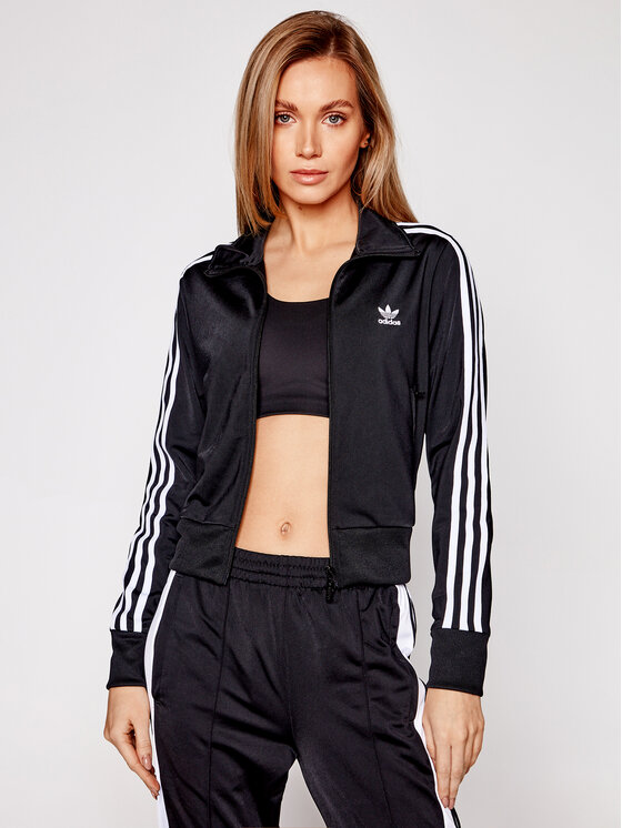 adidas adidas Μπλούζα adicolor Classics Firebird GN2817 Μαύρο Regular Fit