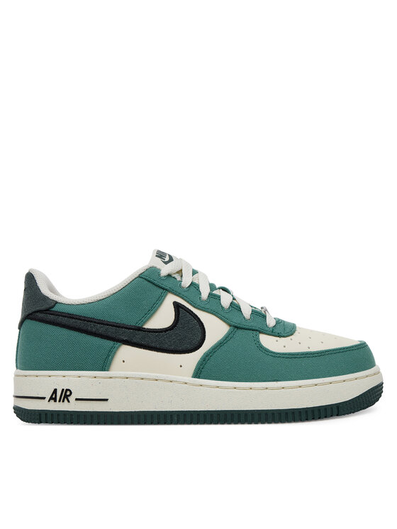 Nike Nike Sneakersy Aire Force 1 LV 8 FN4731 100 GS Zielony
