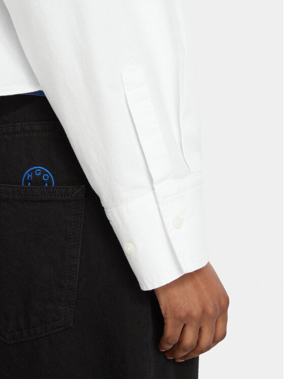 HUGO HUGO Hemd Enigma_B 50569867 Weiß Relaxed Fit