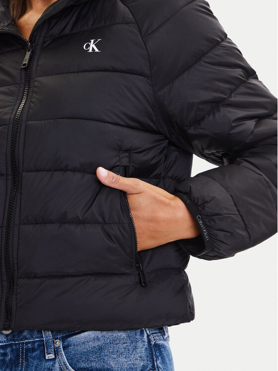 Calvin Klein Jeans Calvin Klein Jeans Μπουφάν μεταβατικό LV047C510G Μαύρο Regular Fit
