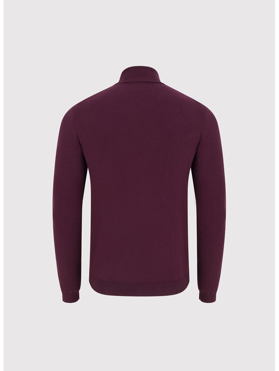 Pako Lorente Pako Lorente Golf P26WB-2X-023 Fioletowy Straight Fit