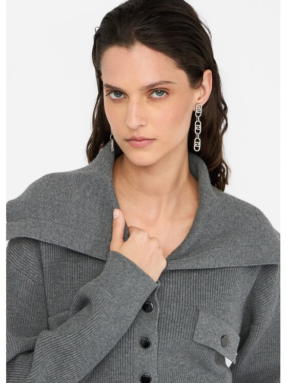 Liu Jo Liu Jo Maglione MF5373MS99E02050 Grigio Regular Fit