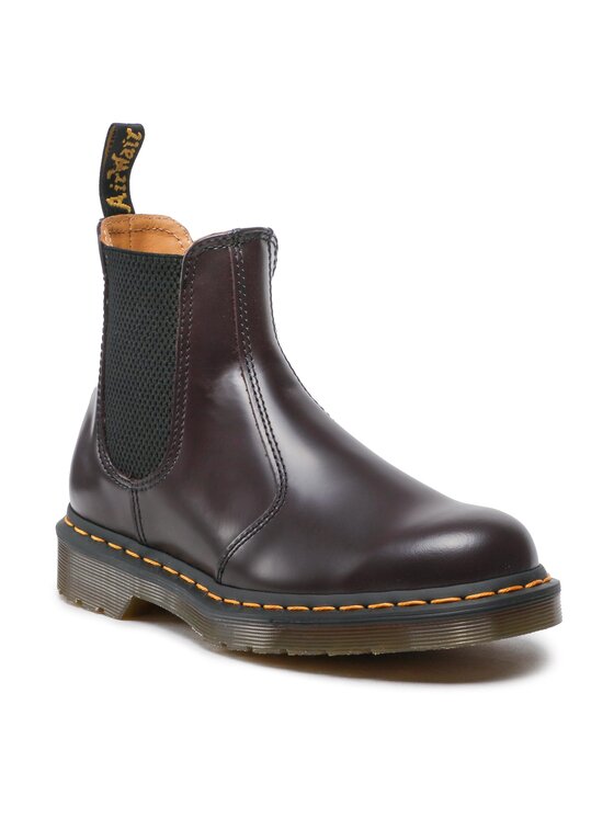 Dr martens shop basse bordeaux femme