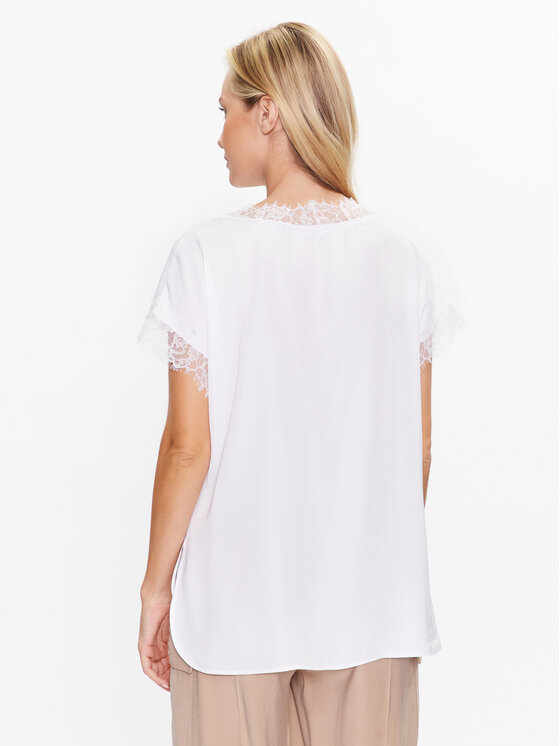 Marc Aurel Marc Aurel Bluza 6061 1000 93144 Bela Regular Fit