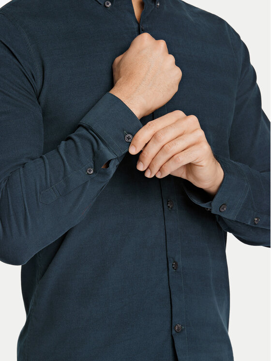 Lindbergh Lindbergh Cămașă 30-203248A Verde Relaxed Fit
