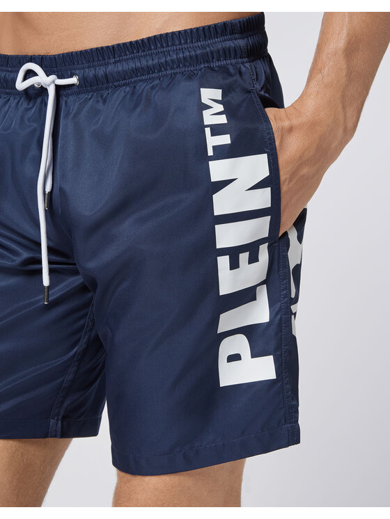 PHILIPP PLEIN PHILIPP PLEIN Spodnie materiałowe 10415 Granatowy Comfort Fit