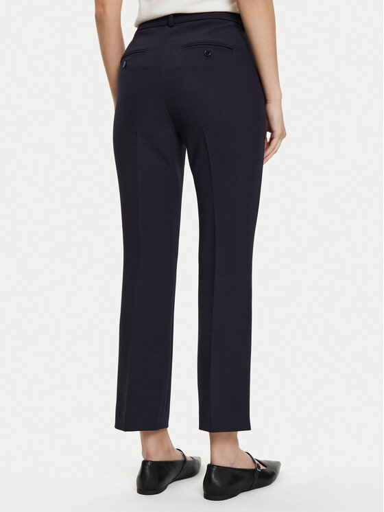 Weekend Max Mara Weekend Max Mara Sieviešu bikses Freda 2425136031 Tumši zils Regular Fit
