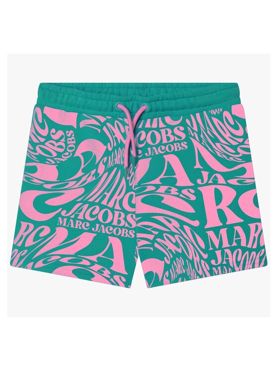 Marc Jacobs Marc Jacobs Szorty materiałowe W14314 S Zielony Regular Fit