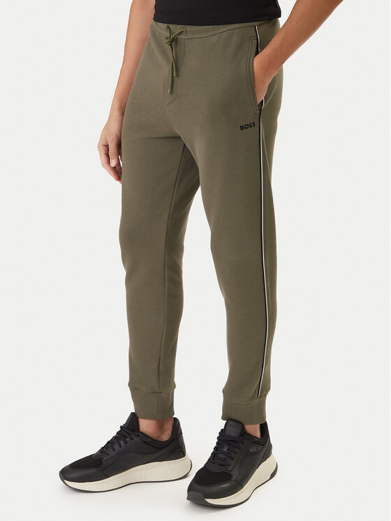 BOSS BOSS Tepláková súprava 50555906 Kaki Regular Fit