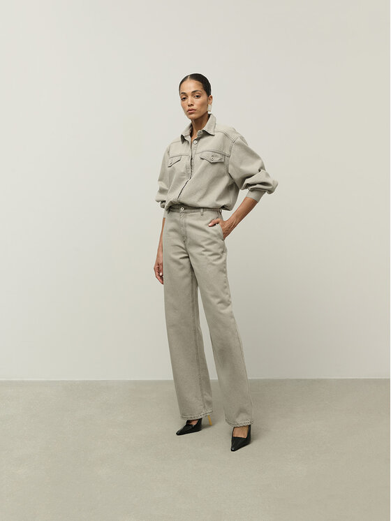 La Mania La Mania Pantaloni da tuta EDGY Grigio Classic Fit