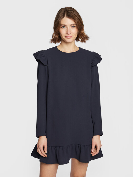 Pepe Jeans Pepe Jeans Kokteilikleit Dorothy PL953123 Tumesinine Regular Fit