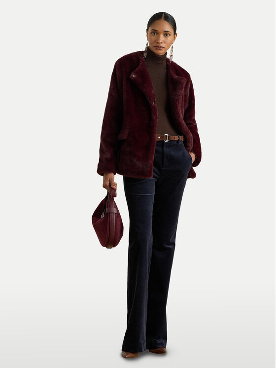 LAUREN RALPH LAUREN LAUREN RALPH LAUREN Шуба 297P04117001 Бордовий Regular Fit