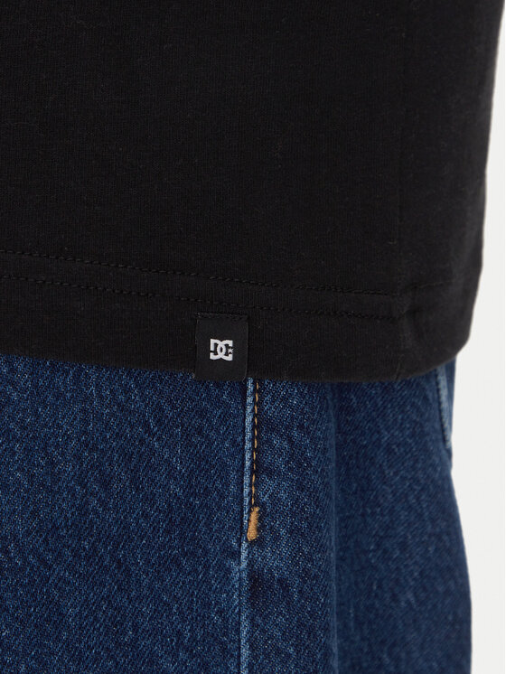 DC DC Póló ADYZT05377 Fekete Heritage Fit