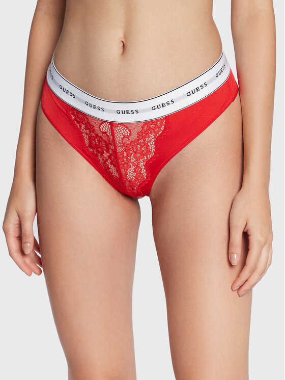 Guess Guess Бикини тип прашка Belle O2BE00 KBBT0 Червен