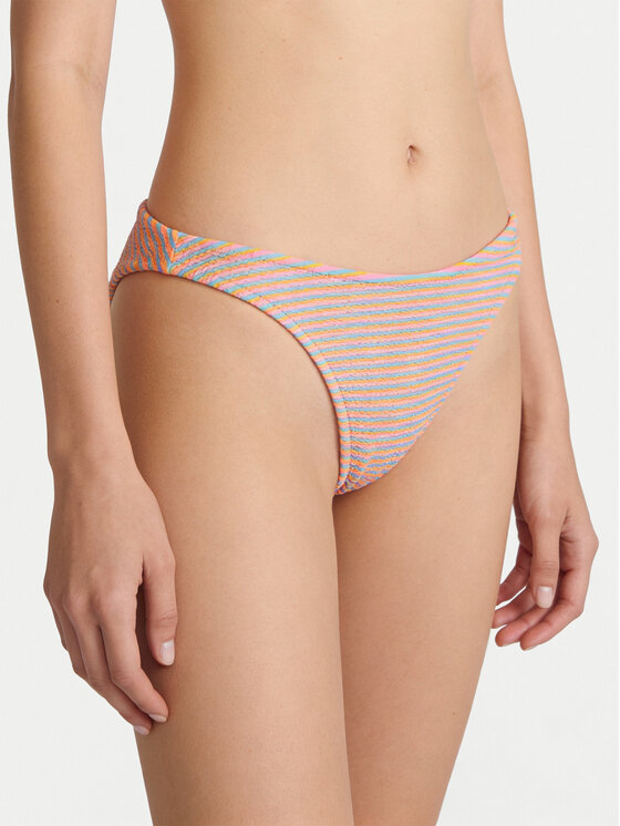 Banana Moon Spodný diel bikín Naida Neonstrip JXL83 Ružová
