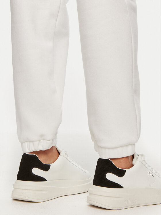 Guess Jeans Guess Jeans Pantaloni da tuta W4YB33 KC811 Bianco Regular Fit