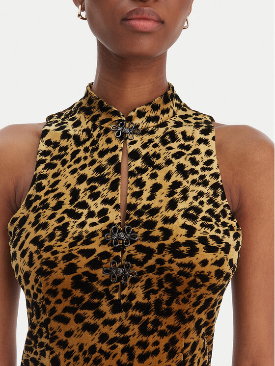 Guess Guess Večerní šaty W6RK10 KA652 Béžová Regular Fit