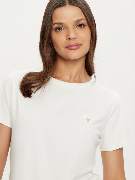 Guess Guess T-shirt V4YI09 J1314 Bijela Regular Fit