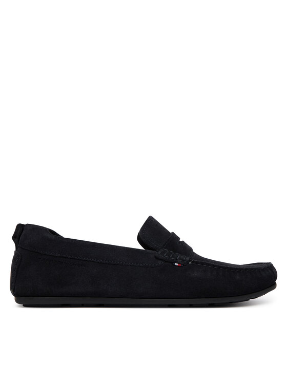Tommy Hilfiger Tommy Hilfiger Mocasini Core Hilfiegr Suede Driver FM0FM05789 Bleumarin