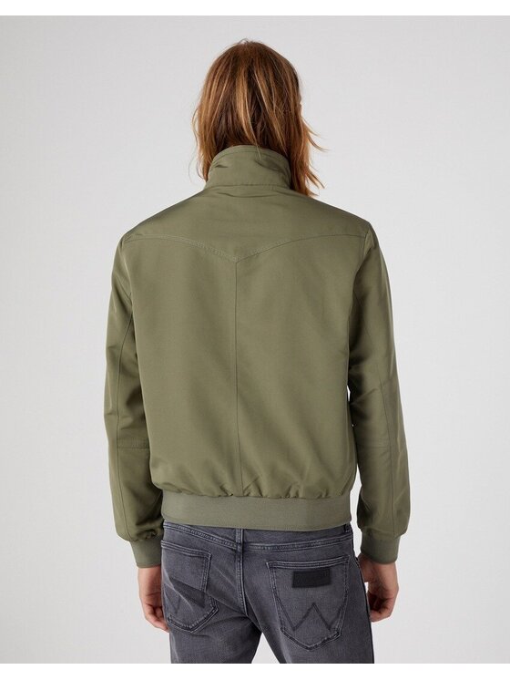 Wrangler Wrangler Giacca di transizione HARRINGTON JACKET Verde Slim Fit